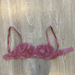 Journelle Allegra Balconette Bra in Rose - Brand New Unworn